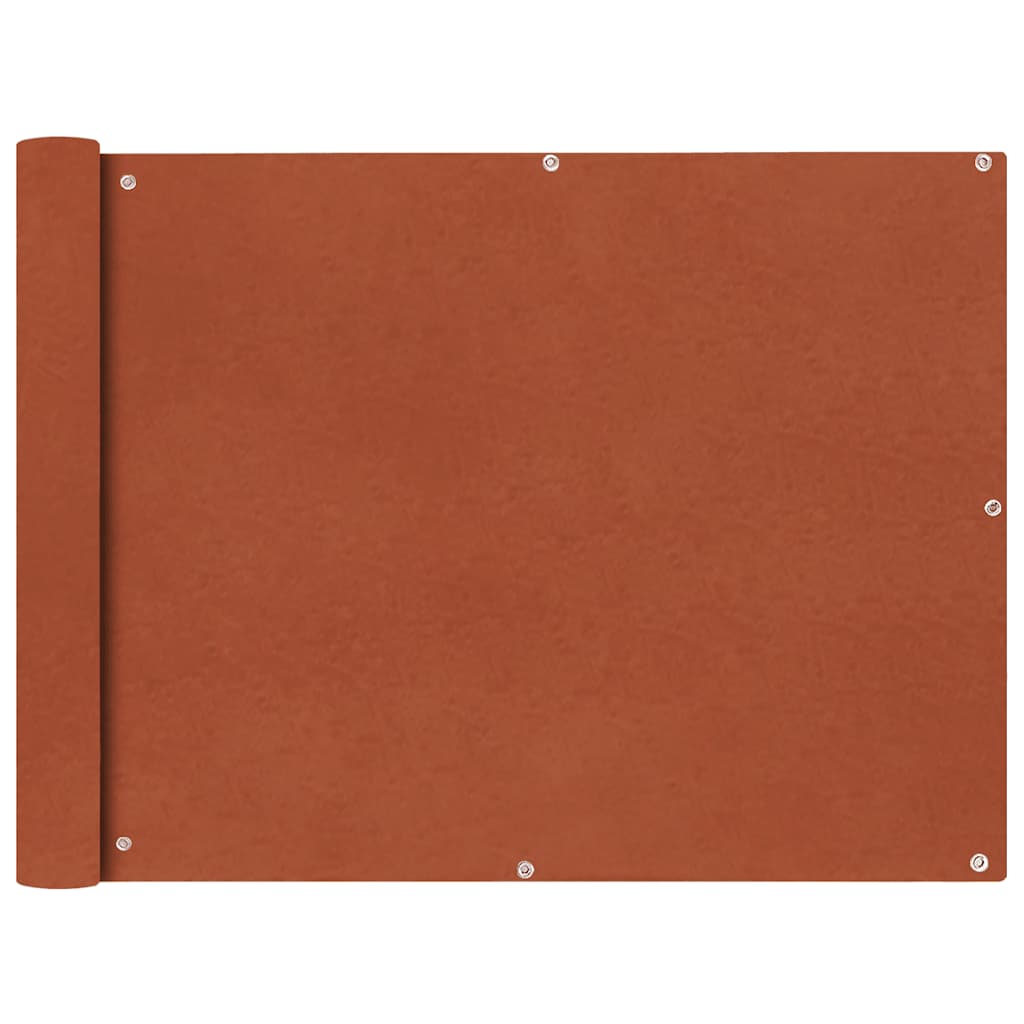 42331 vidaXL Balcony Screen Oxford Fabric 90x600 cm Terracotta