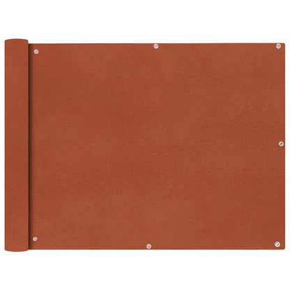 42331 vidaXL Balcony Screen Oxford Fabric 90x600 cm Terracotta