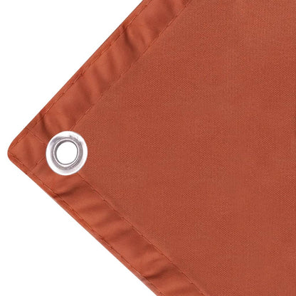 vidaXL Balcony Screen Oxford Fabric 90x600 cm Terracotta