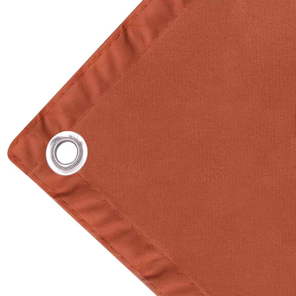 42331 vidaXL Balcony Screen Oxford Fabric 90x600 cm Terracotta