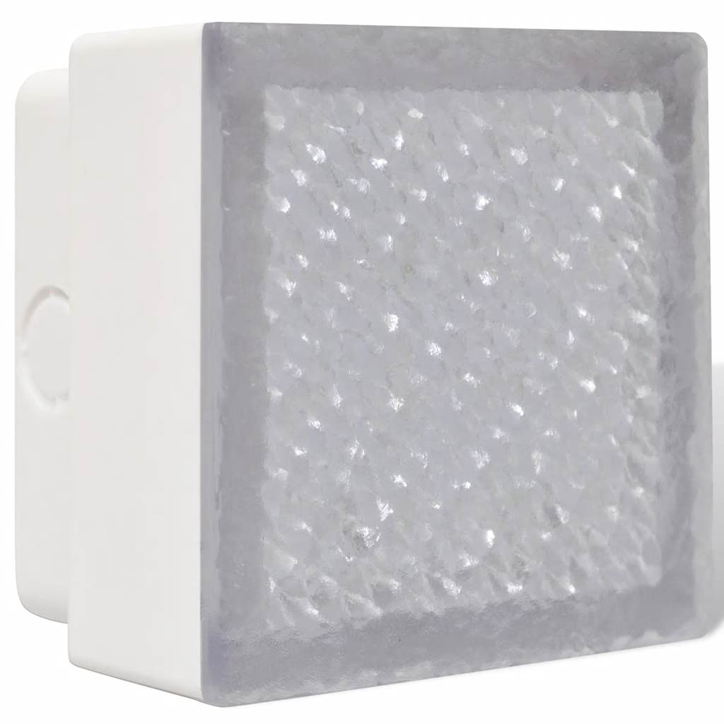 vidaXL LED Inground Lights 6 pcs 100x100x68 mm
