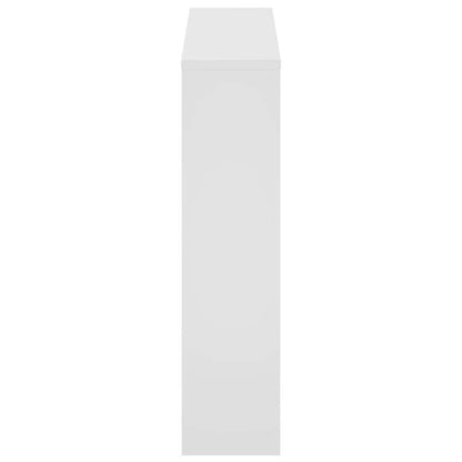 vidaXL Shoe Cabinet 2-Layer Mirror White 63x17x67 cm