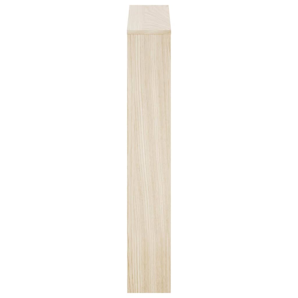 vidaXL Shoe Cabinet 3-Layer Mirror Oak 63x17x102.5 cm
