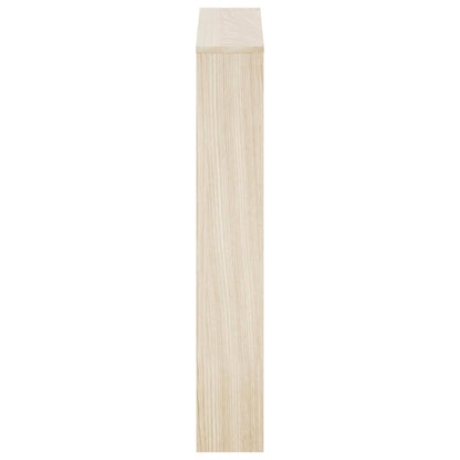 vidaXL Shoe Cabinet 3-Layer Mirror Oak 63x17x102.5 cm