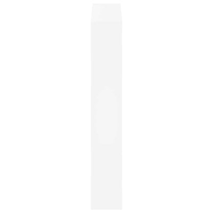 vidaXL Shoe Cabinet 3-Layer Mirror White 63x17x102.5 cm