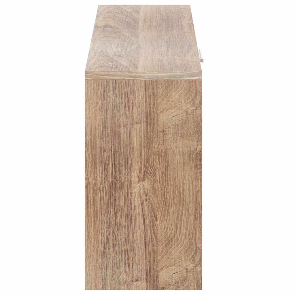 vidaXL Shoe Storage Bench Oak 80x24x45 cm