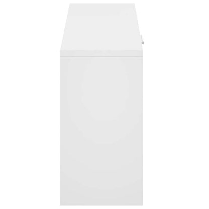 vidaXL Shoe Storage Bench White 80x24x45 cm