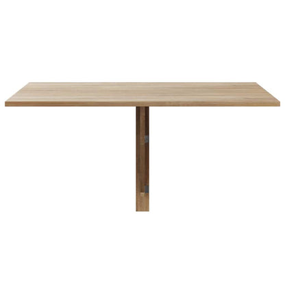 vidaXL Folding Wall Table Oak 100x60 cm