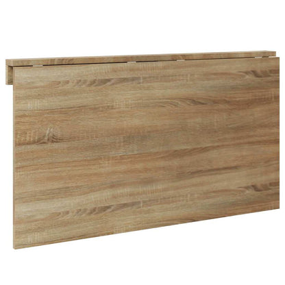 vidaXL Folding Wall Table Oak 100x60 cm