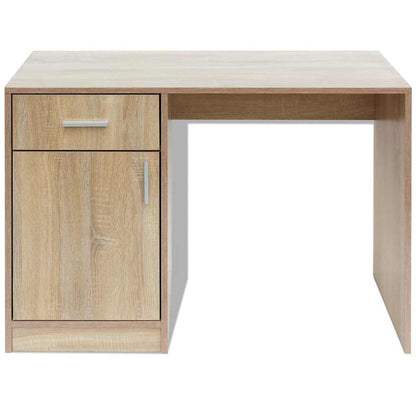 vidaXL Desk | Oak | Engineered wood | 100 x 40 x 73 cm | Storage | Desk