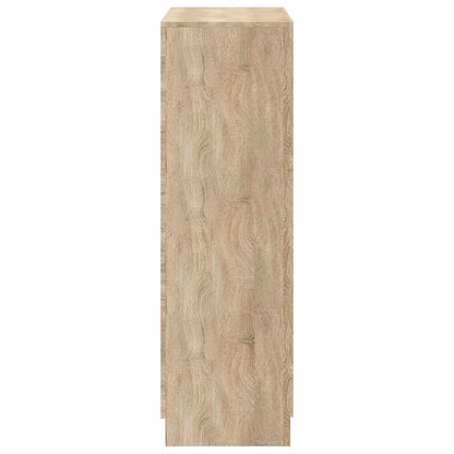 vidaXL Shoe Cabinet 7 Shelves Oak
