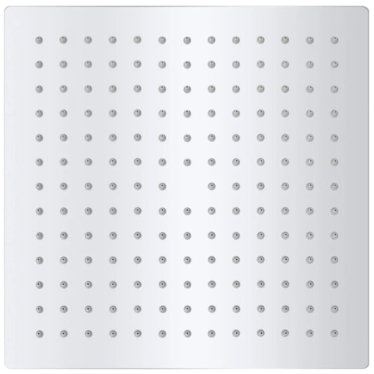 vidaXL Rain Shower Head Stainless Steel 25x25 cm Square