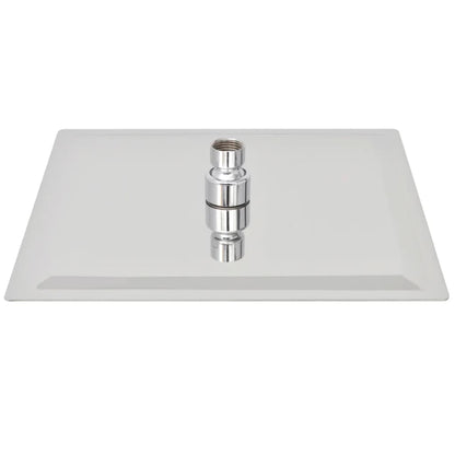 vidaXL Rain Shower Head Stainless Steel 25x25 cm Square