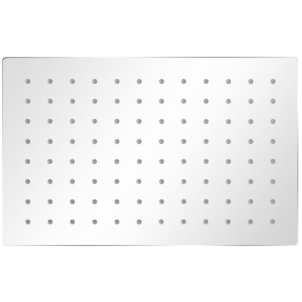 vidaXL Rain Shower Head Stainless Steel 20x30 cm Rectangular