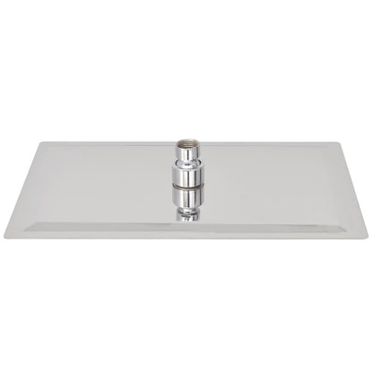vidaXL Rain Shower Head Stainless Steel 20x30 cm Rectangular