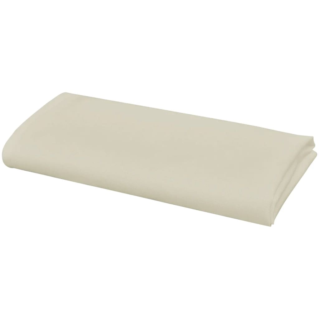 vidaXL Dinner Napkins 25 pcs Cream 50x50 cm