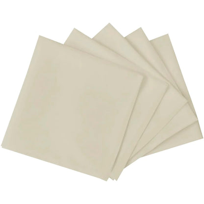 vidaXL Dinner Napkins 100 pcs Cream 50x50 cm