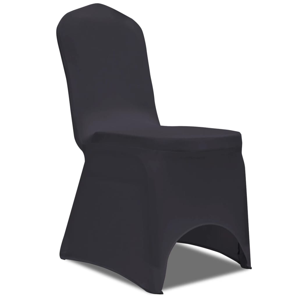 vidaXL Stretch Chair Cover 4 pcs Anthracite