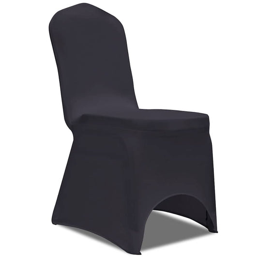 131415 vidaXL Stretch Chair Cover 4 pcs Anthracite