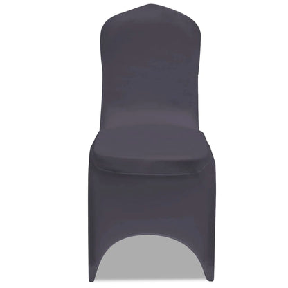 vidaXL Stretch Chair Cover 4 pcs Anthracite