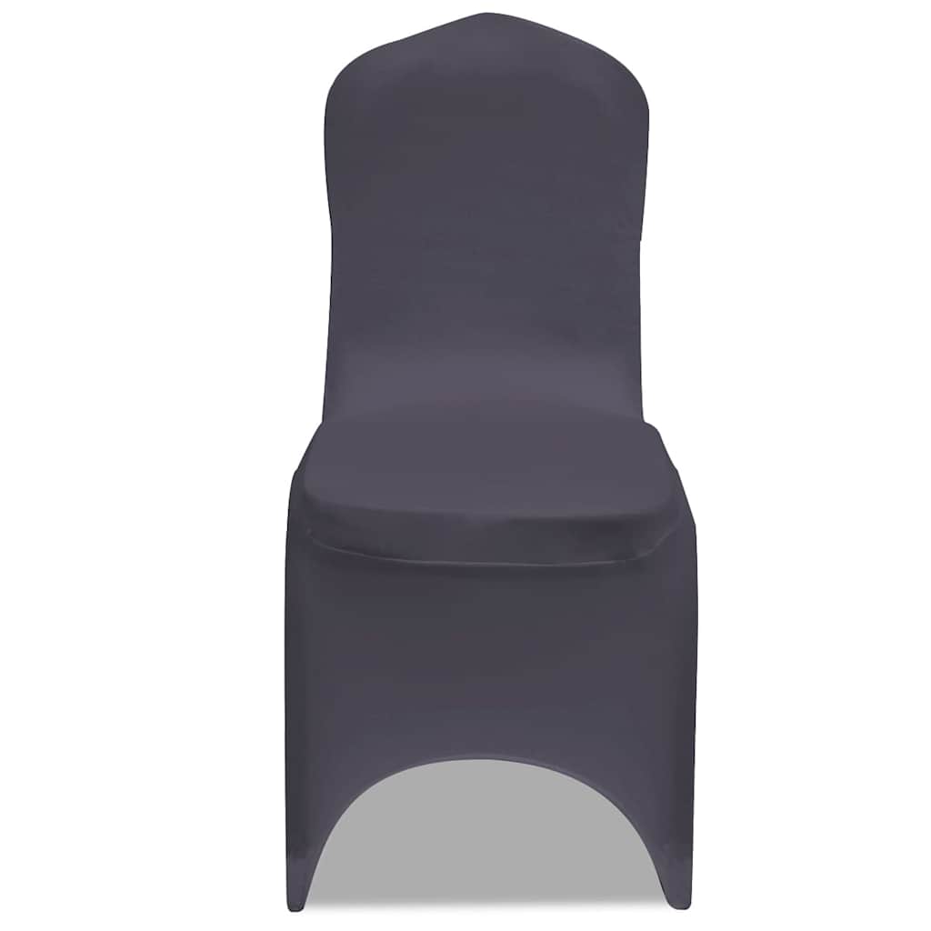 131415 vidaXL Stretch Chair Cover 4 pcs Anthracite