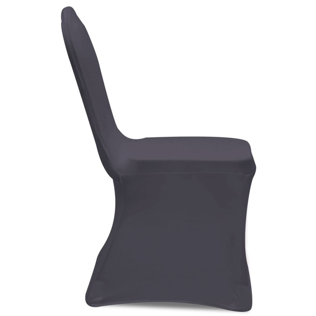 vidaXL Stretch Chair Cover 4 pcs Anthracite