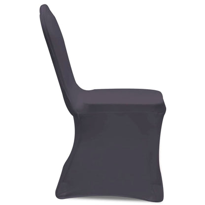 vidaXL Stretch Chair Cover 4 pcs Anthracite