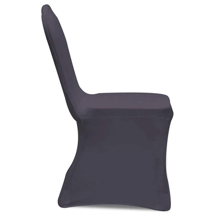 131415 vidaXL Stretch Chair Cover 4 pcs Anthracite