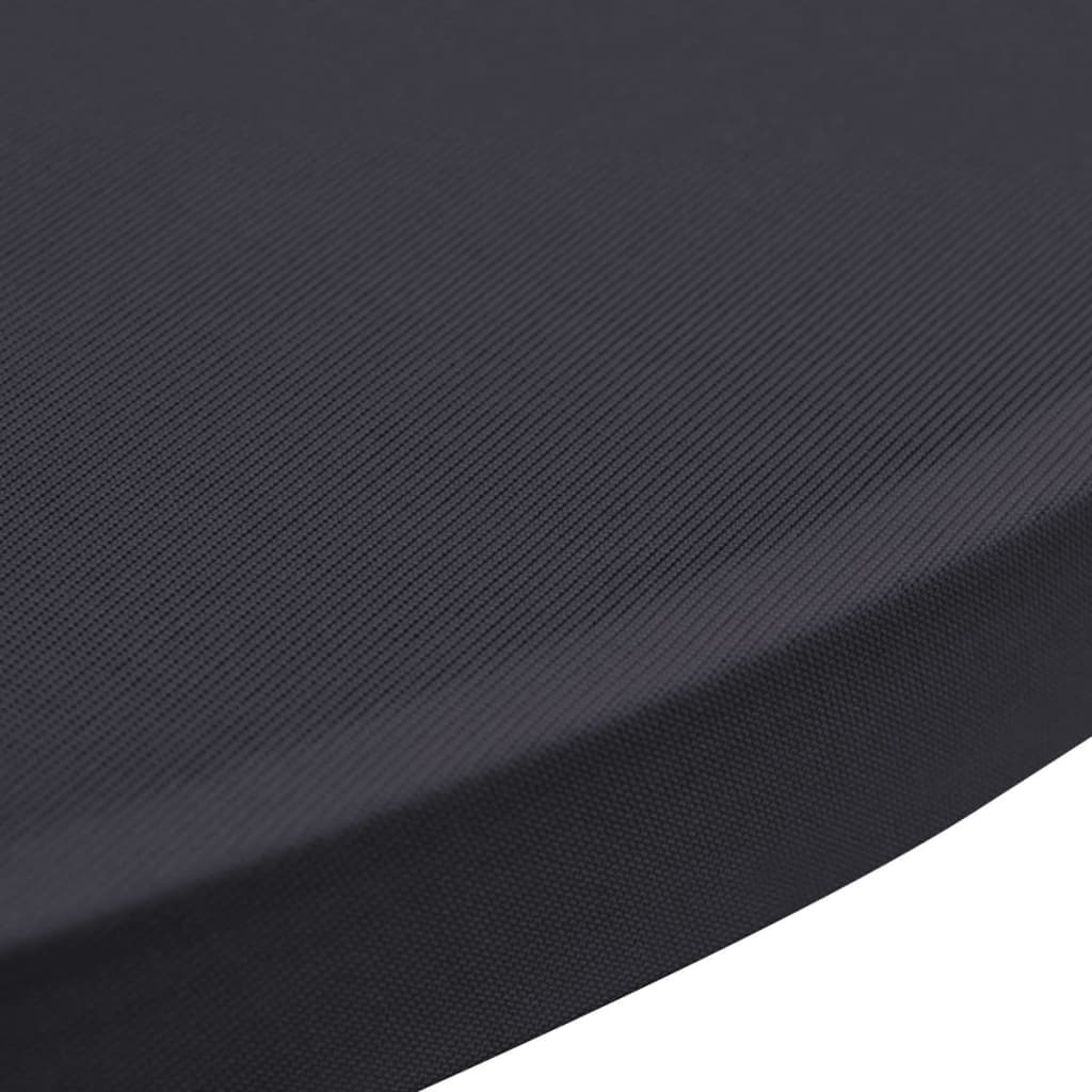 vidaXL Stretch Table Cover 2 pcs 70 cm Anthracite