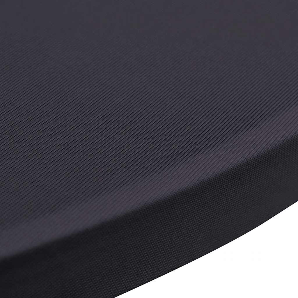 131430 vidaXL Stretch Table Cover 2 pcs 80 cm Anthracite
