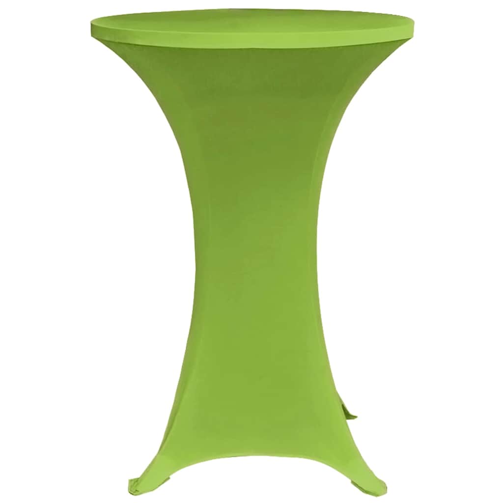 131432 vidaXL Stretch Table Cover 2 pcs 70 cm Green