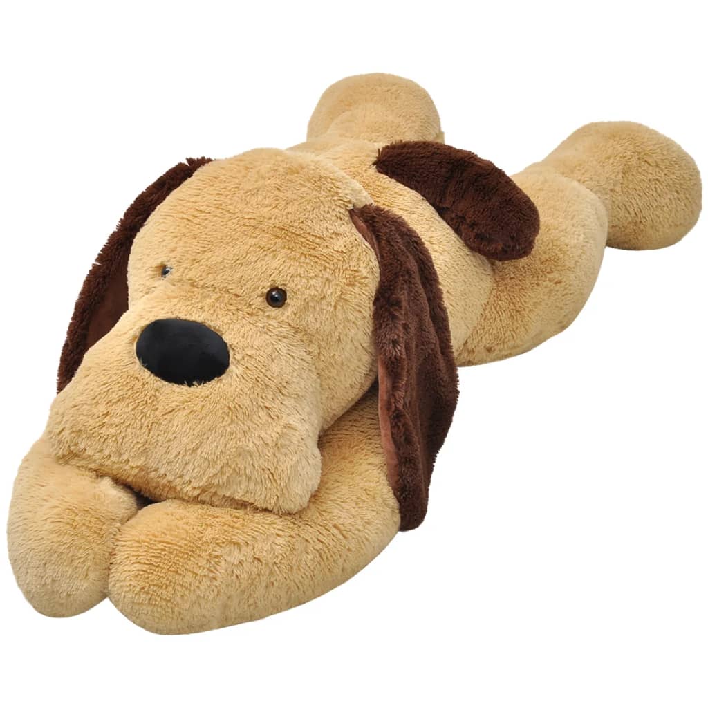 vidaXL Dog Cuddly Toy Plush Brown 120 cm
