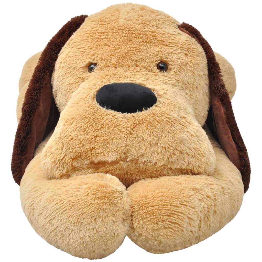 vidaXL Dog Cuddly Toy Plush Brown 120 cm