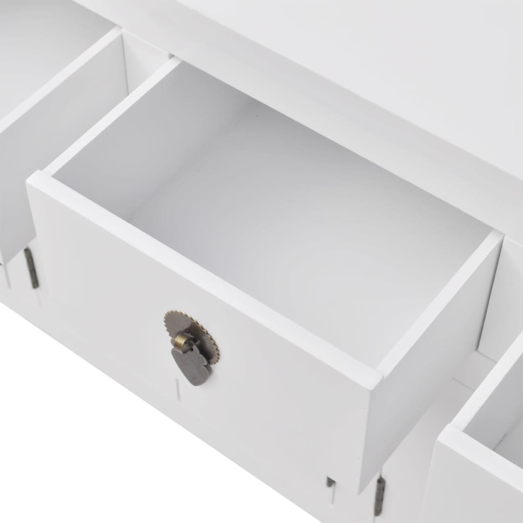vidaXL Sideboard Chinese Style Solid Wood White