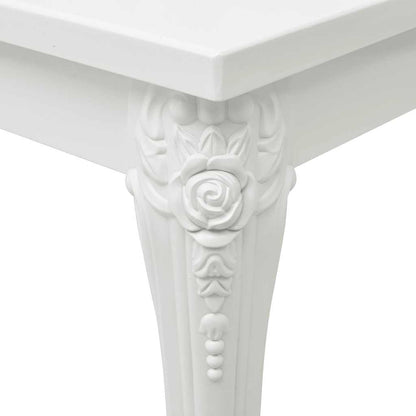 243379 vidaXL Coffee Table 80x80x42 cm High Gloss White