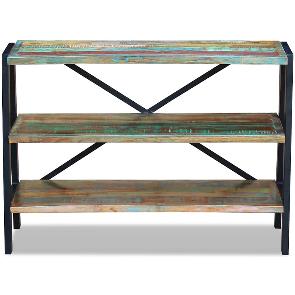 243274 vidaXL Sideboard 3 Shelves Solid Reclaimed Wood
