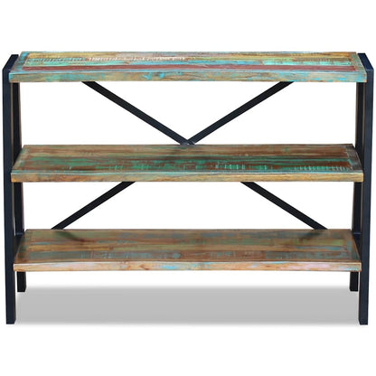 243274 vidaXL Sideboard 3 Shelves Solid Reclaimed Wood