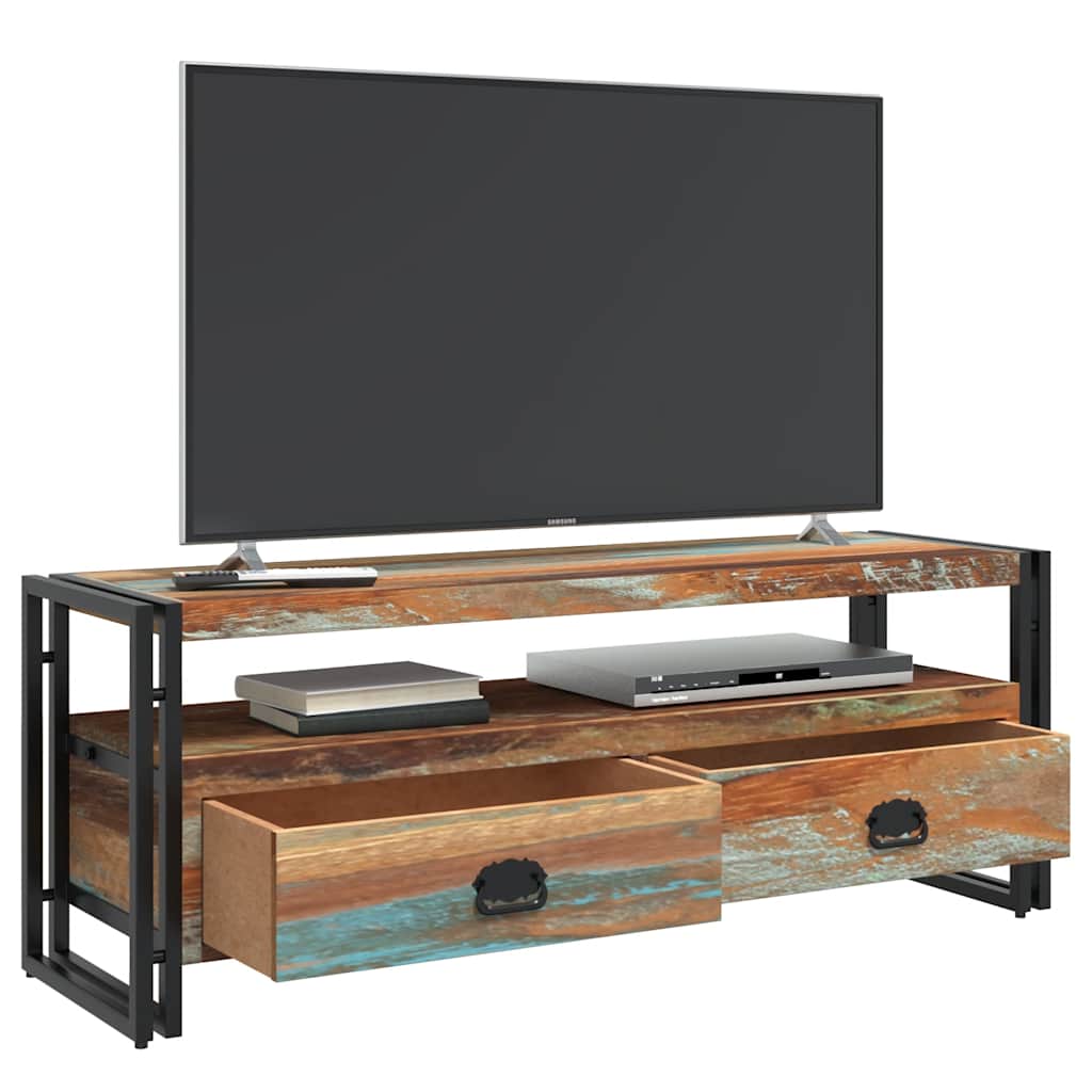 vidaXL TV Cabinet Solid Reclaimed Wood