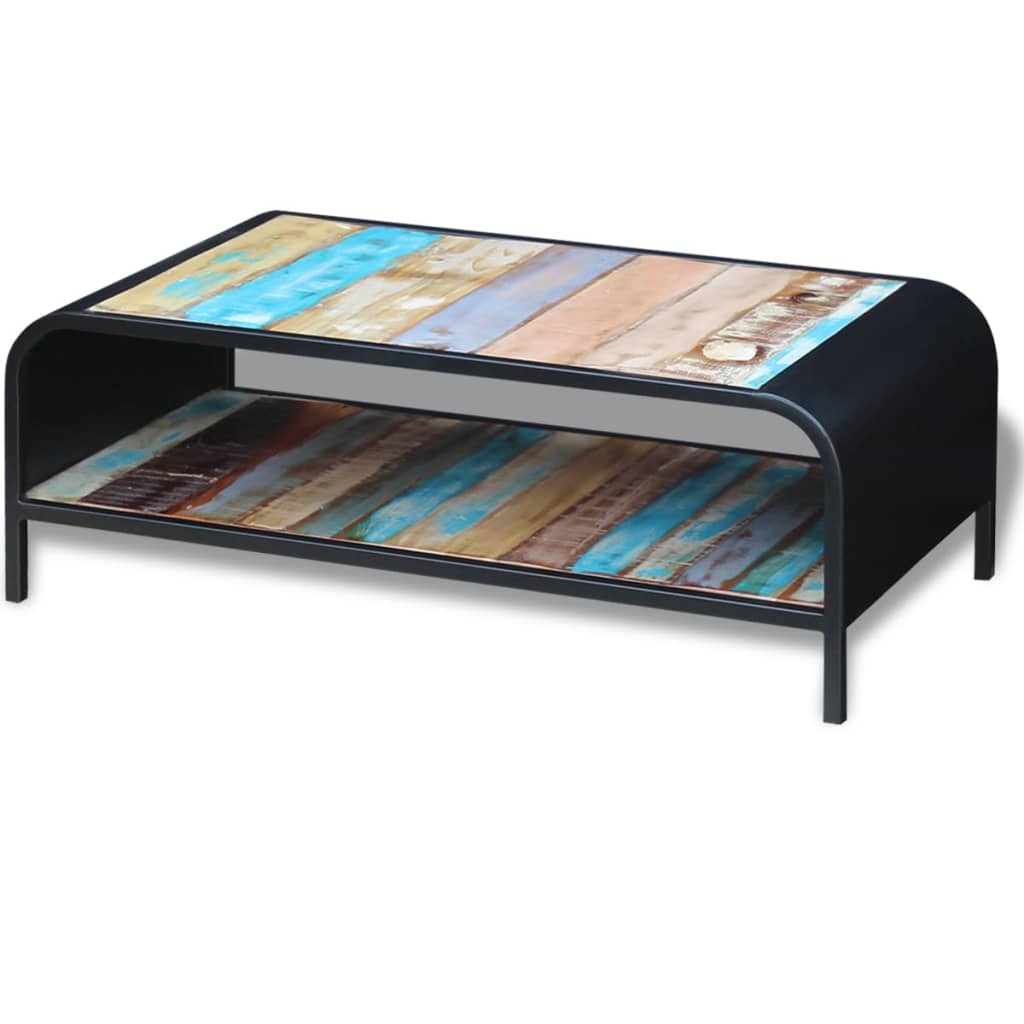 243285 vidaXL Coffee Table Solid Reclaimed Wood