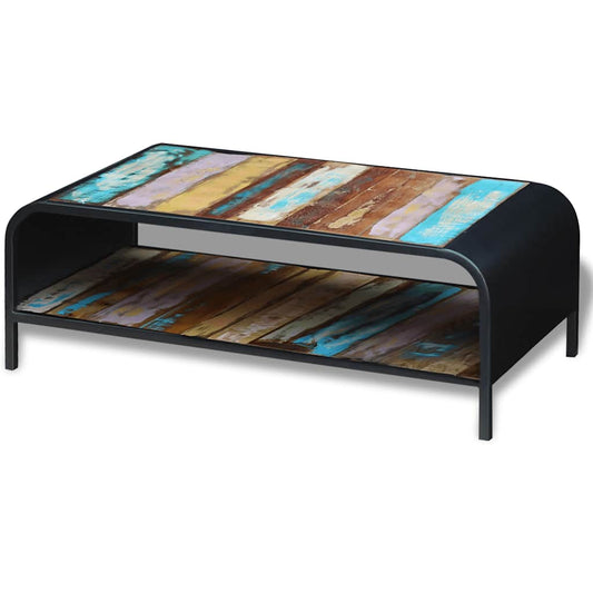 243285 vidaXL Coffee Table Solid Reclaimed Wood