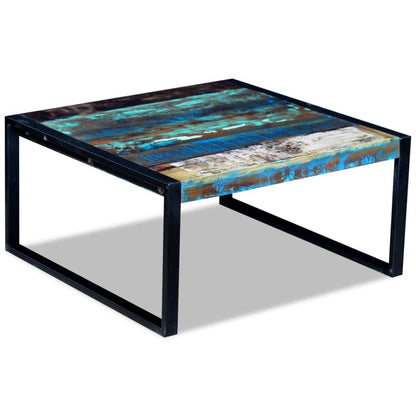 243295 vidaXL Coffee Table Solid Reclaimed Wood 80x80x40 cm