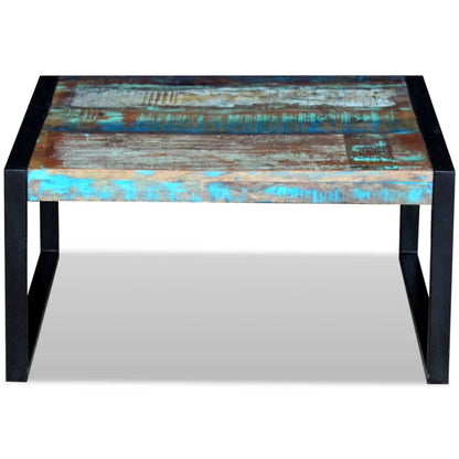 243295 vidaXL Coffee Table Solid Reclaimed Wood 80x80x40 cm