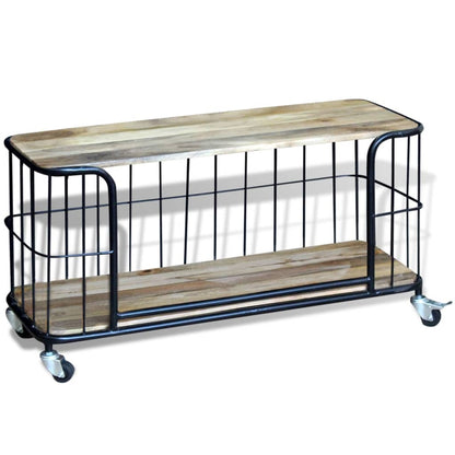 vidaXL Tv Cabinet | Varies | Solid mango wood, Iron | Medium | Tv Cabinet
