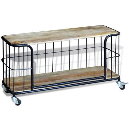 vidaXL Tv Cabinet | Varies | Solid mango wood, Iron | Medium | Tv Cabinet