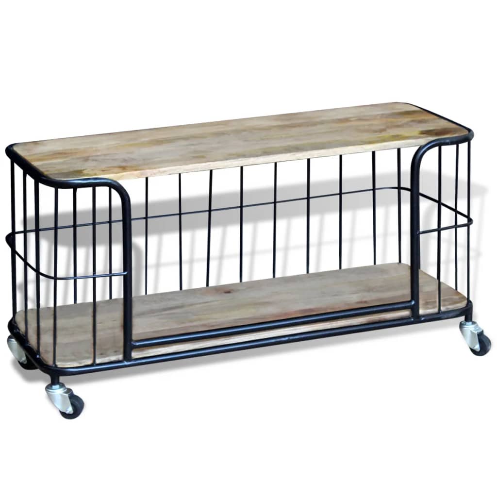 vidaXL Tv Cabinet | Varies | Solid mango wood, Iron | Medium | Tv Cabinet