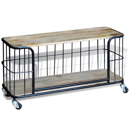 vidaXL Tv Cabinet | Varies | Solid mango wood, Iron | Medium | Tv Cabinet