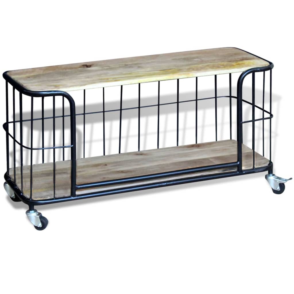 vidaXL Tv Cabinet | Varies | Solid mango wood, Iron | Medium | Tv Cabinet