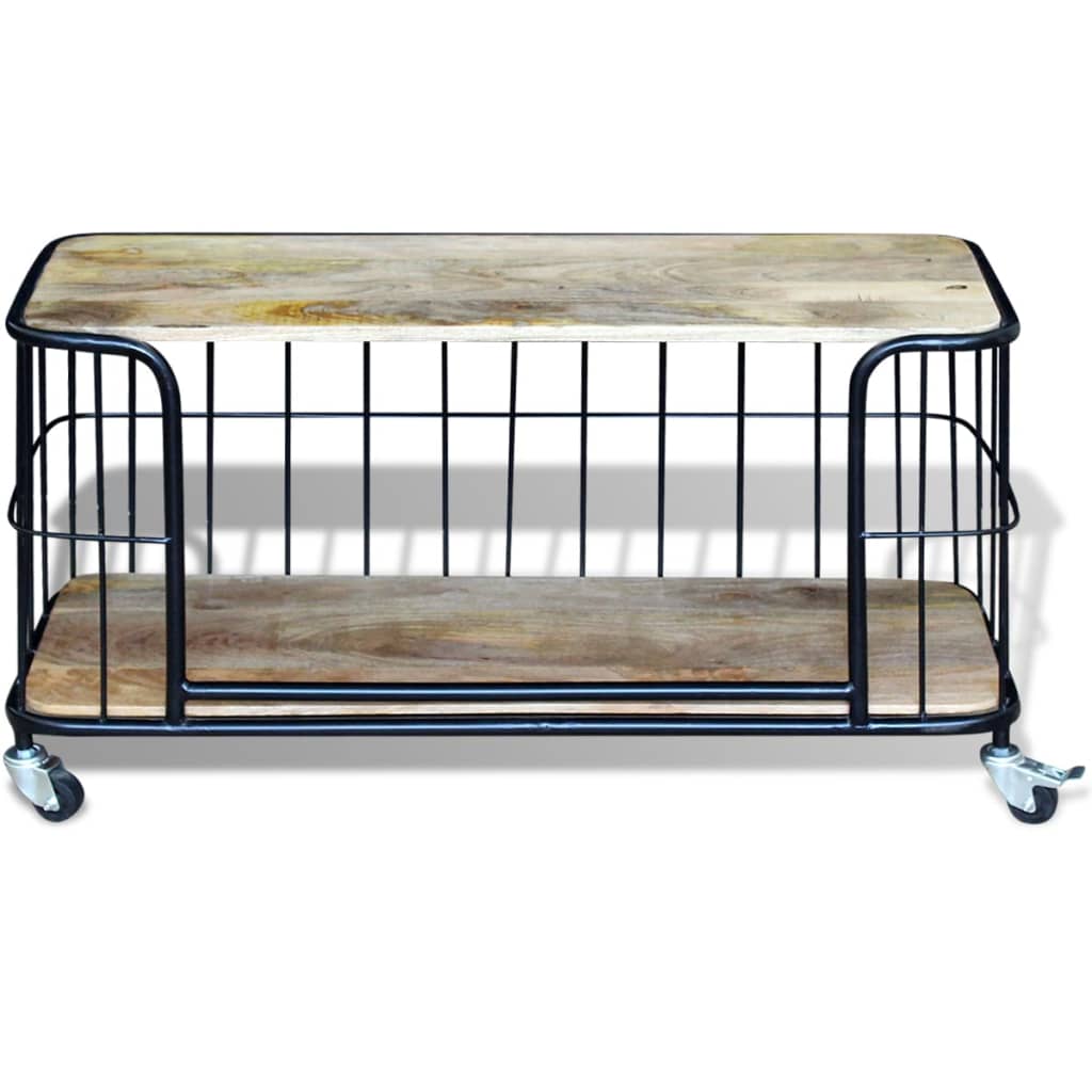 vidaXL Tv Cabinet | Varies | Solid mango wood, Iron | Medium | Tv Cabinet