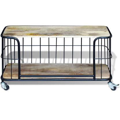 vidaXL Tv Cabinet | Varies | Solid mango wood, Iron | Medium | Tv Cabinet