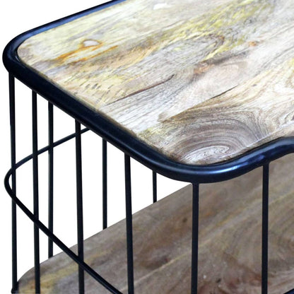 vidaXL Tv Cabinet | Varies | Solid mango wood, Iron | Medium | Tv Cabinet